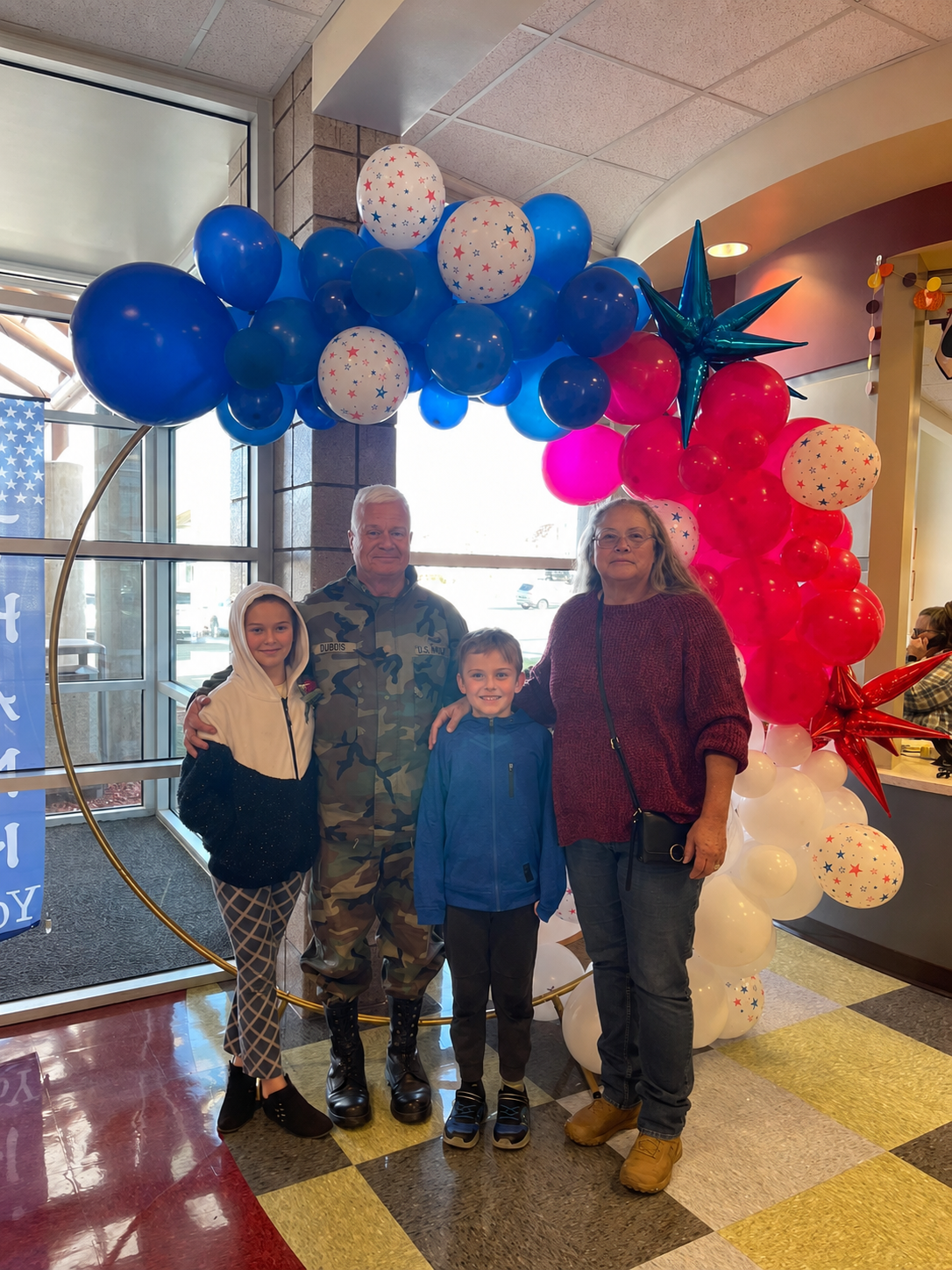 John DuBois with family